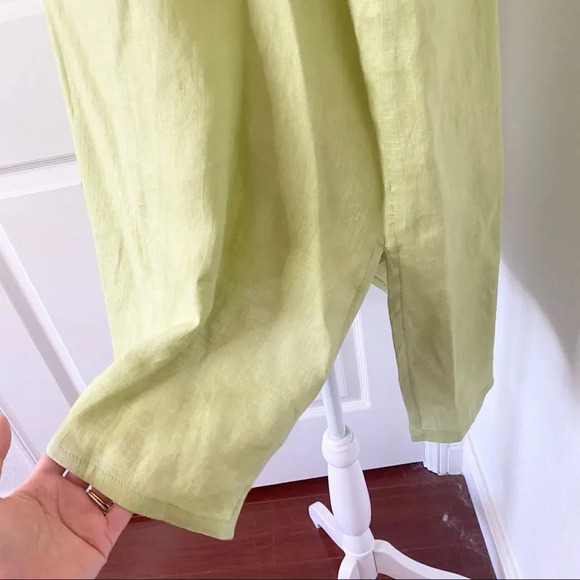 NWT Artful Home Go Lightly Maia A-Line Loose Linen Light Green Tank - Picture 7 of 11